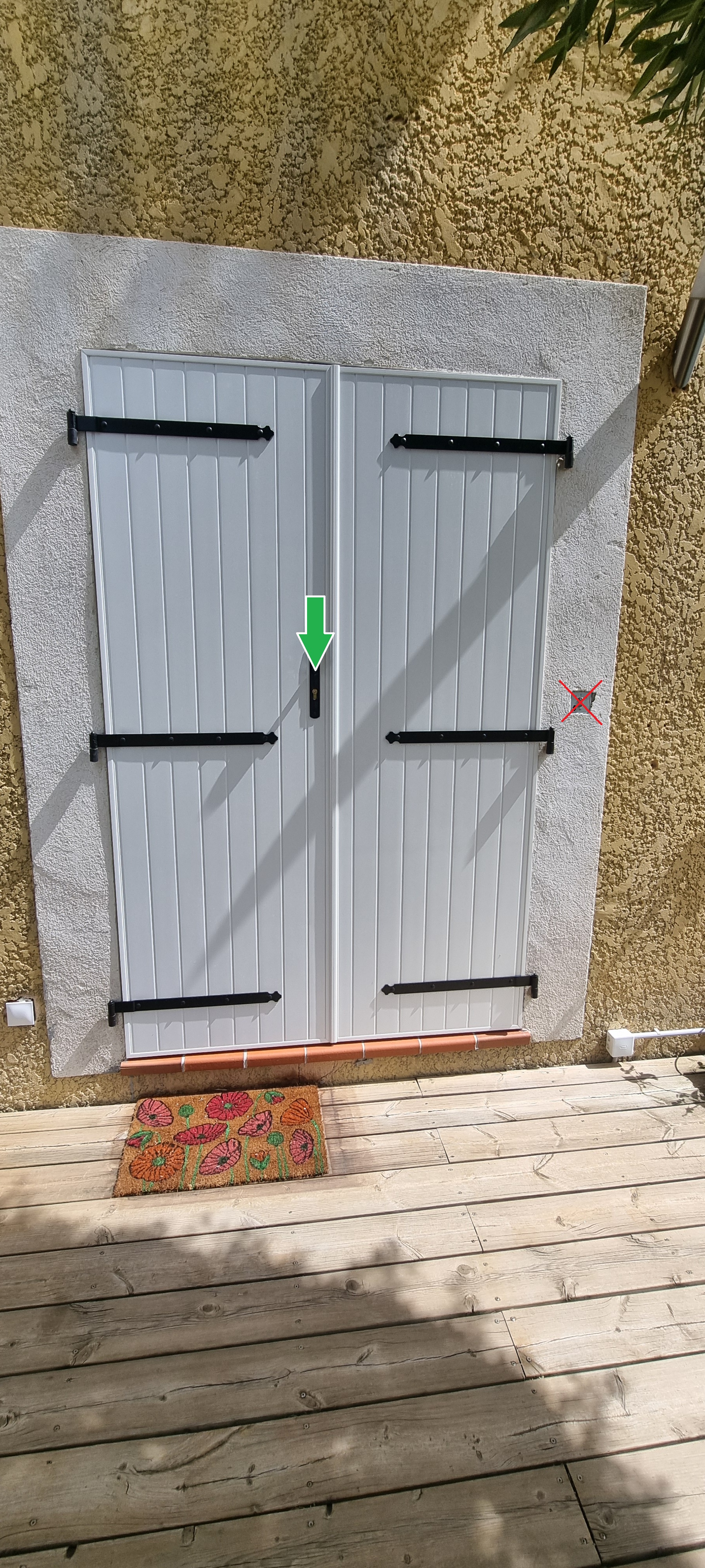 Serrure du volet