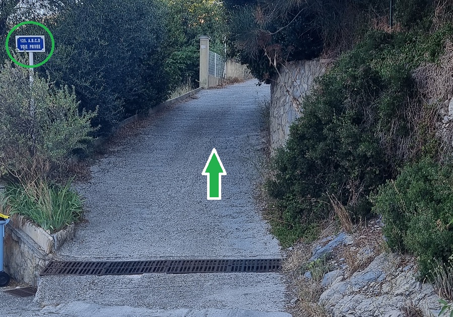 Début de la montée